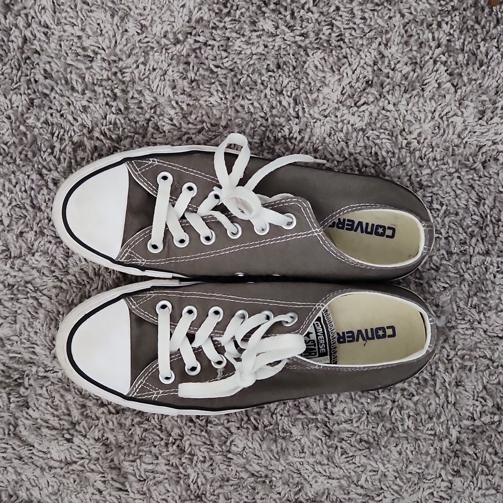 Converse chuck taylor all star classic low top unisex gray - men's 6 women's 8